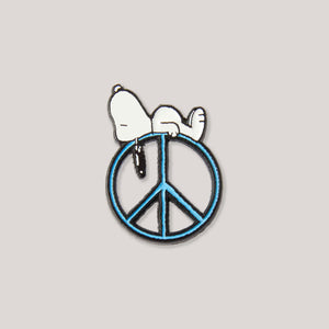 Peanuts x Magpie Enamel Pins | Peanuts Good Vibes Enamel Pin - Peace