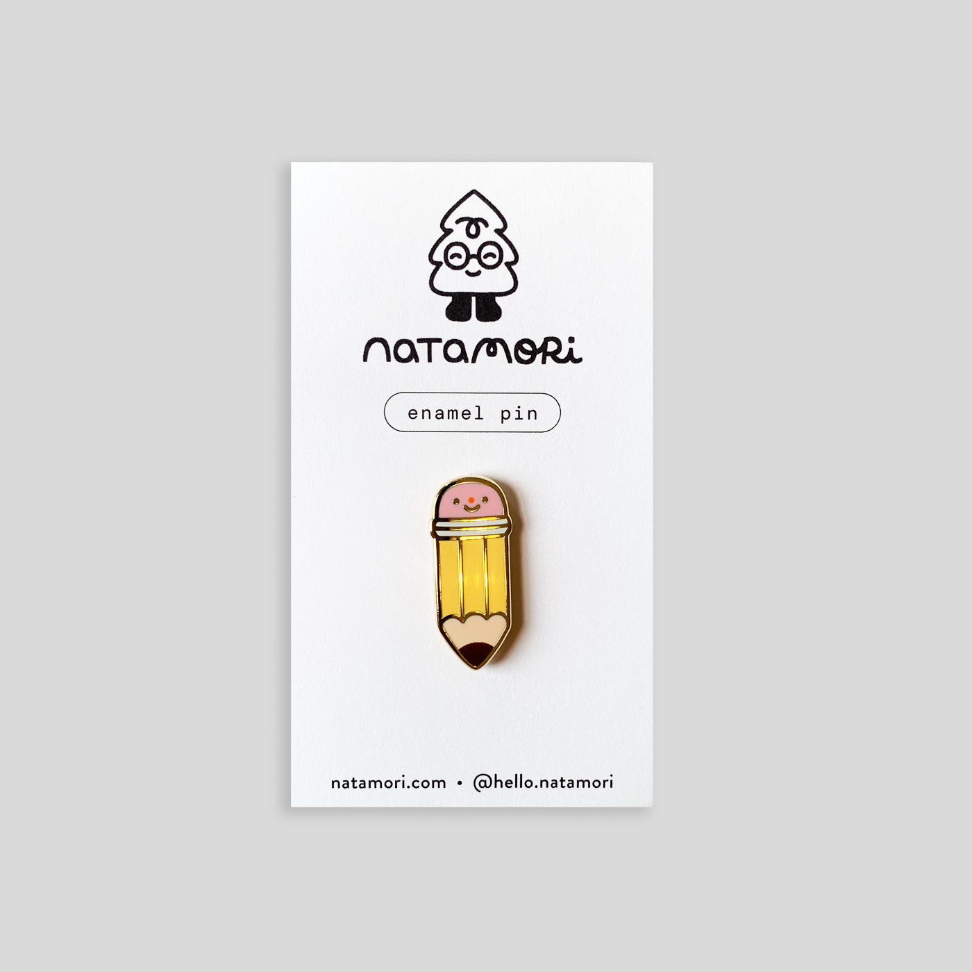 Natamori | Pin Badge - Graphite Pencil