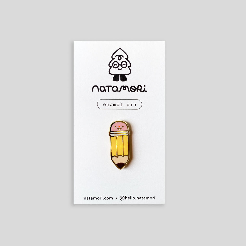 Natamori | Pin Badge - Graphite Pencil