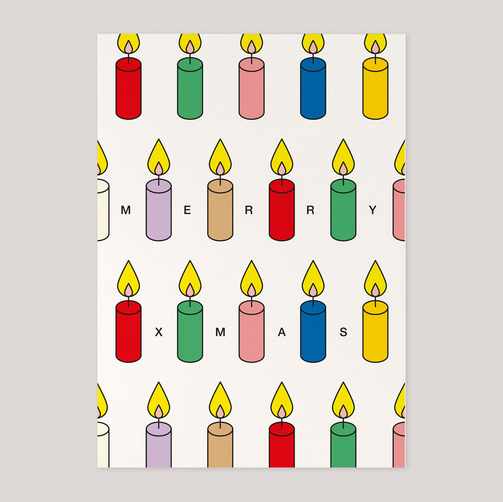 Redfries| Christmas Candles Card