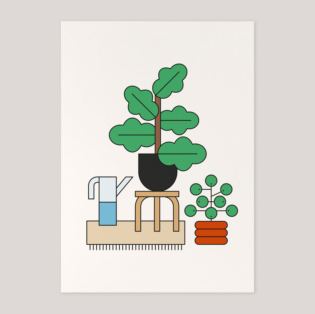 Redfries| House Plants Card