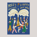 Rozalina Burkova For Wrap | 'Merry Christmas Celebration' Embossed Card