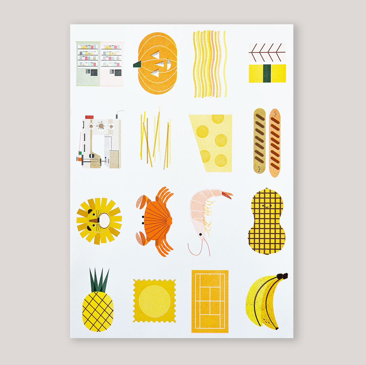 Mini Stories (Yellow) A3 Print | Scout Editions