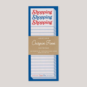 Crispin Finn | Shopping Shopping Shopping Note Pad