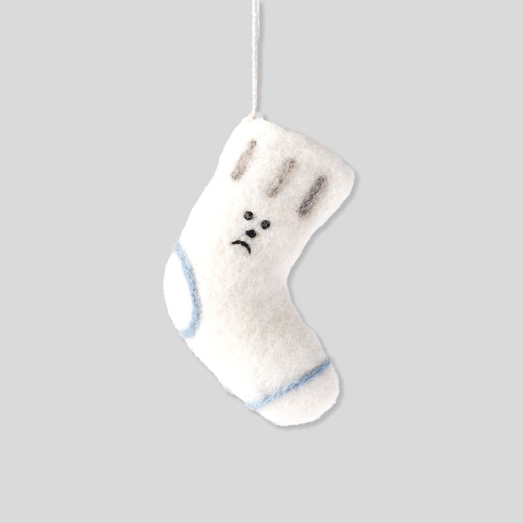 Holly St Clair for Wrap | 'Socks' Felt Decoration