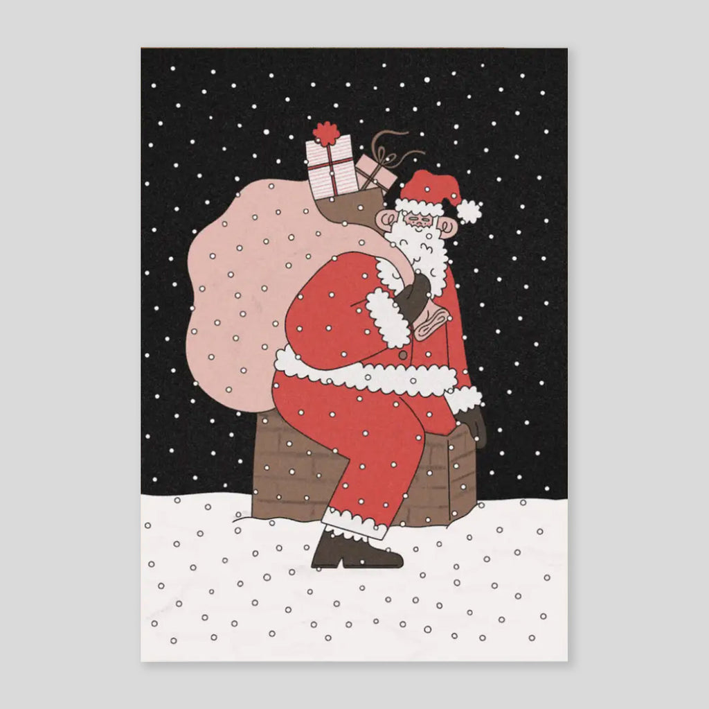 Hollie Fuller | Santa Chimney Card