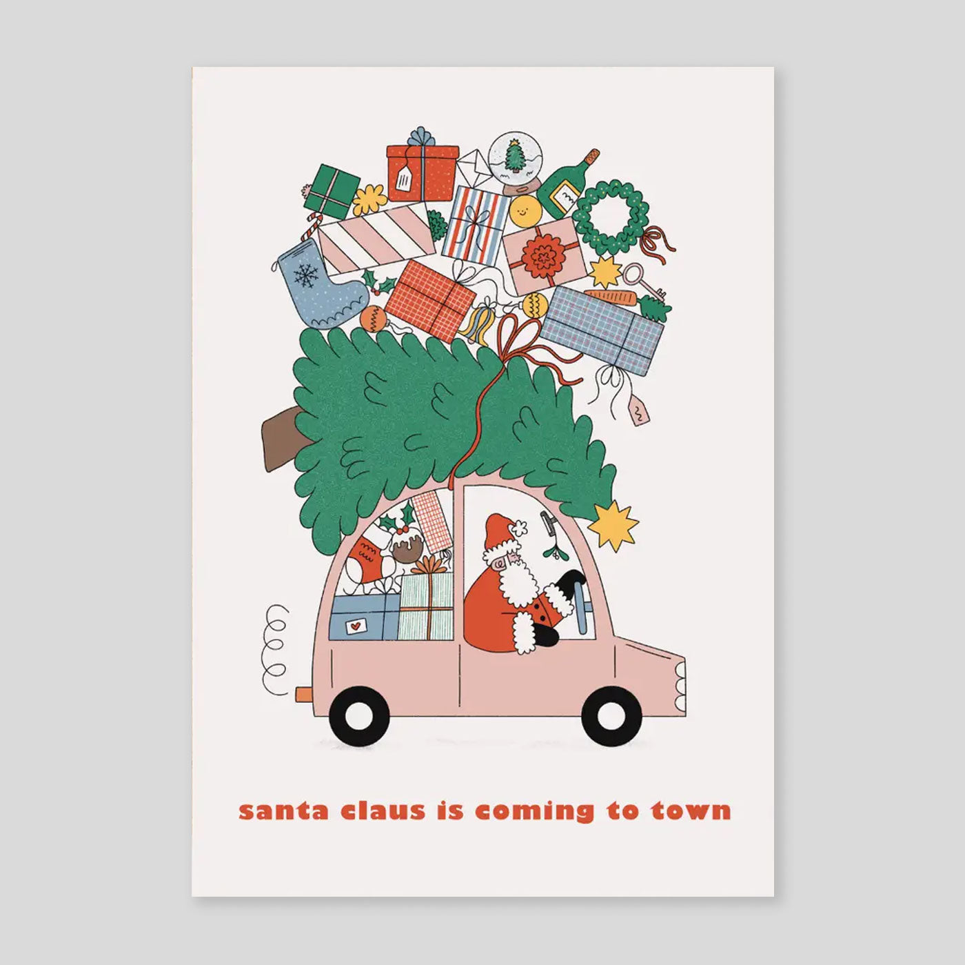 Hollie Fuller | Santa Claus Is Coming To Town card