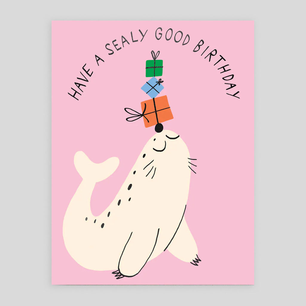 Odile Ferraille For Wrap | Have A Sealy Good Birthday Card