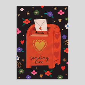 Daria Solak | Sending Love Gold Foil Card