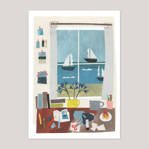 Clover Robin | 'Seaside Studio' card