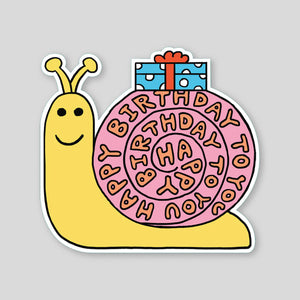Momoe Narazaki  for Wrap | 'Birthday Snail' Card