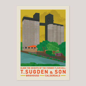 Sugden's Flour Mill A3 Print | Ellie Way