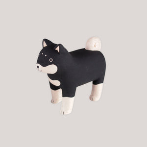 T - Lab Pole Pole Wooden Animal | Shiba Inu Dog
