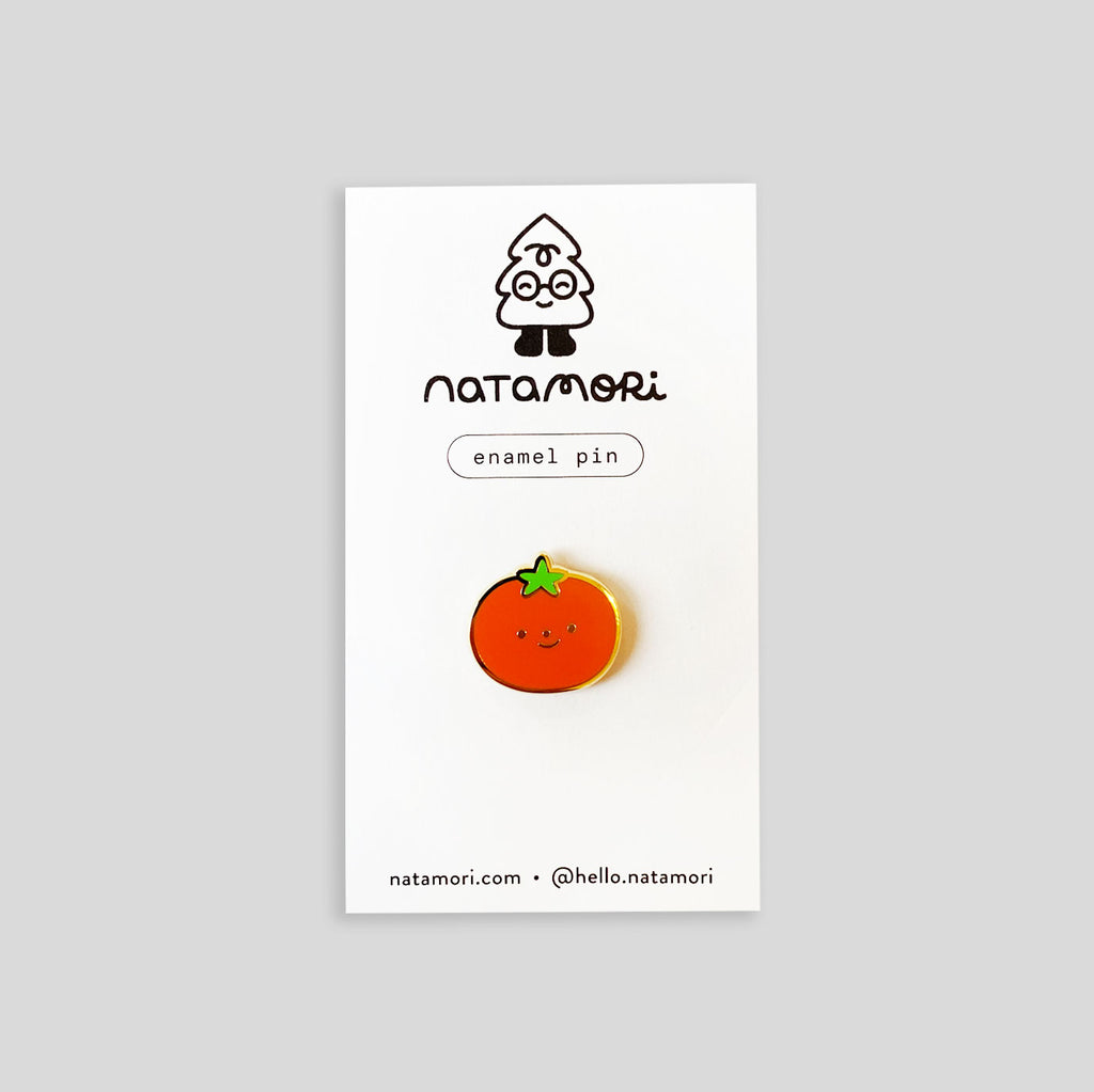 Natamori | Pin Badge - Tomato