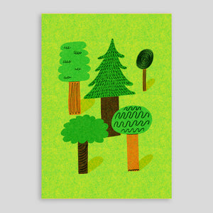 Florence Poppy Dennis  | Trees A4 Print