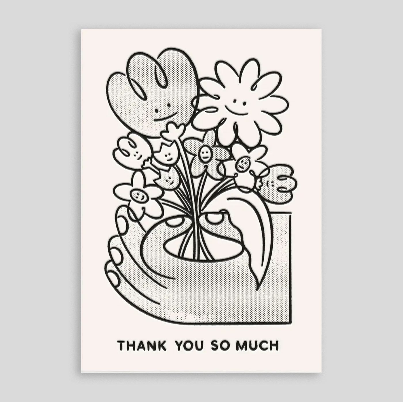 Steve Gavan For Studio Boketto | Thank You Flowers Card