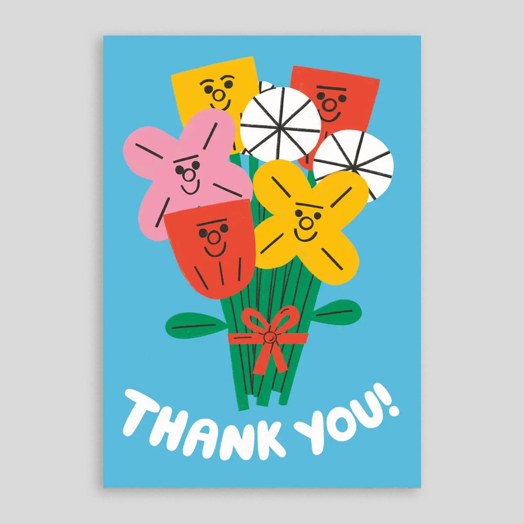 Tess Smith Roberts for Rumble Cards | Thank You Flowers Card