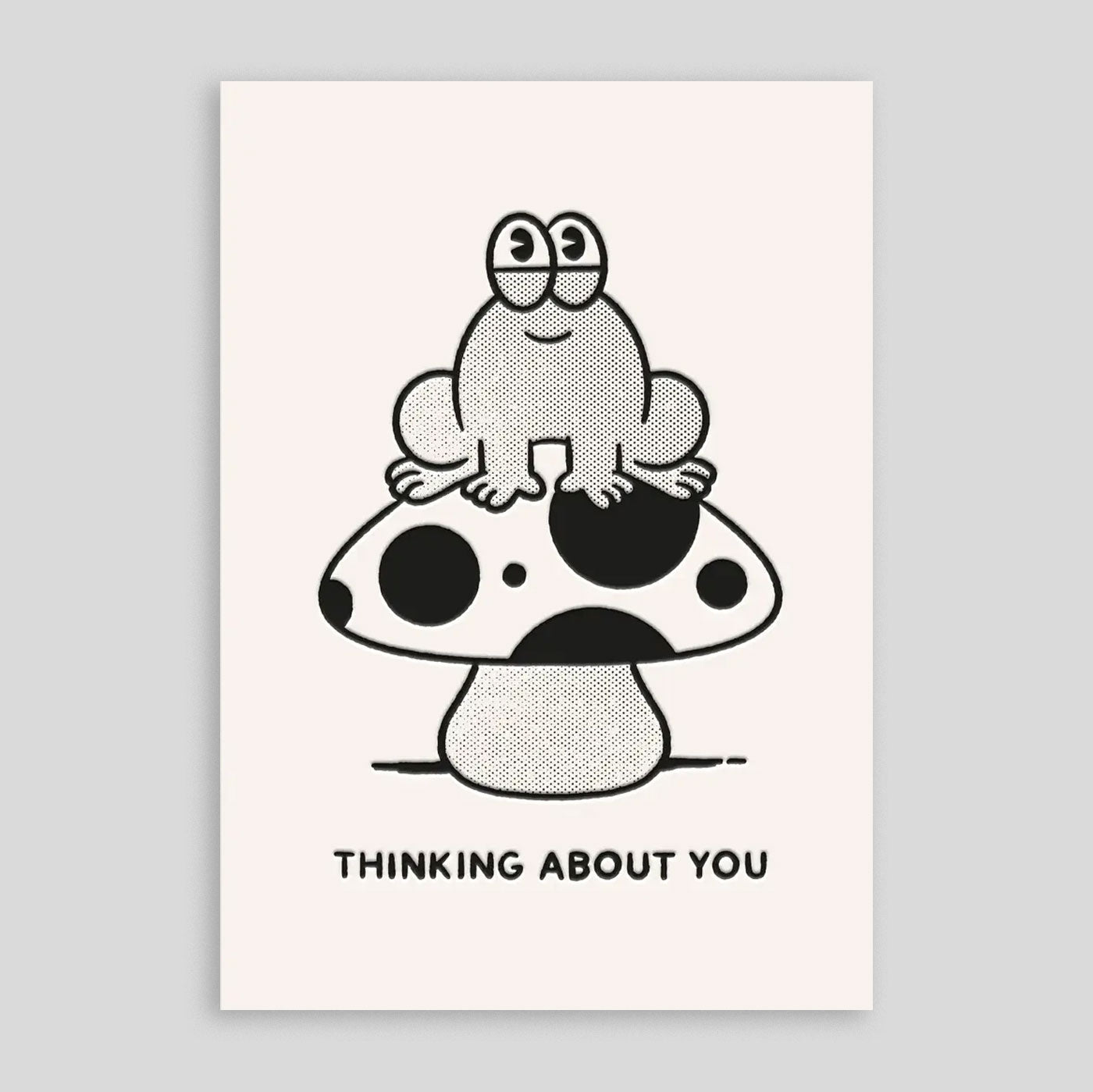 Steve Gavan For Studio Boketto | Toad Thinking Of You Card