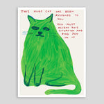 This Huge Cat | David Shrigley Poster