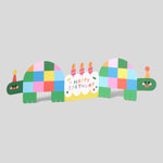 Susie Hammer  for Wrap | 'Birthday Tortoises' Fold Out Card