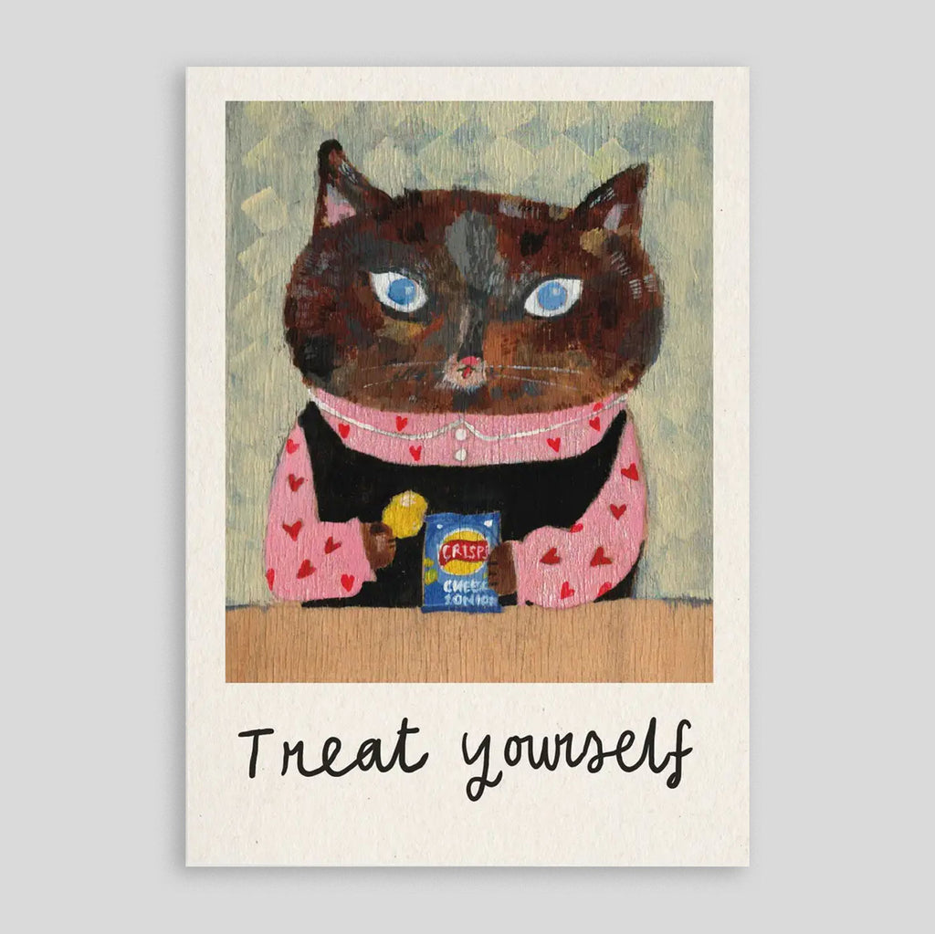 Moggshop For Studio Boketto | Treat Yourself Card