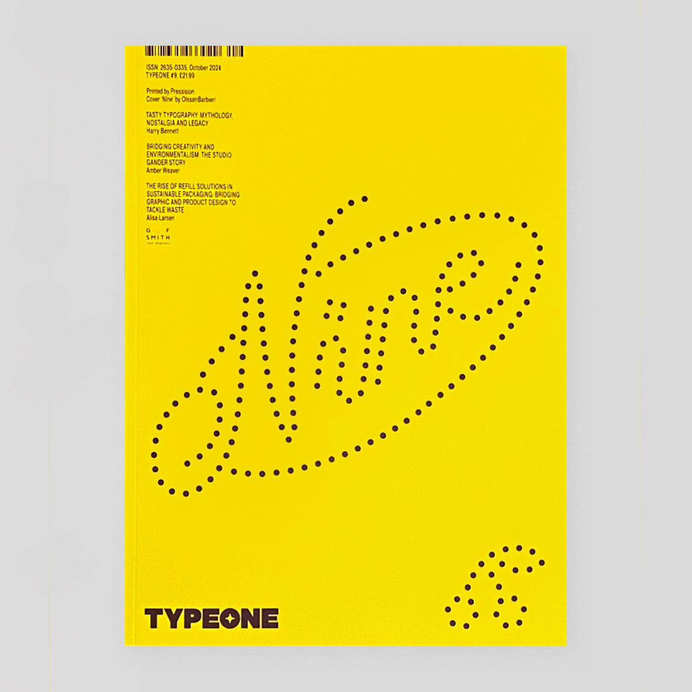 Typeone Magazine #09 | Packaging, Food and Typography