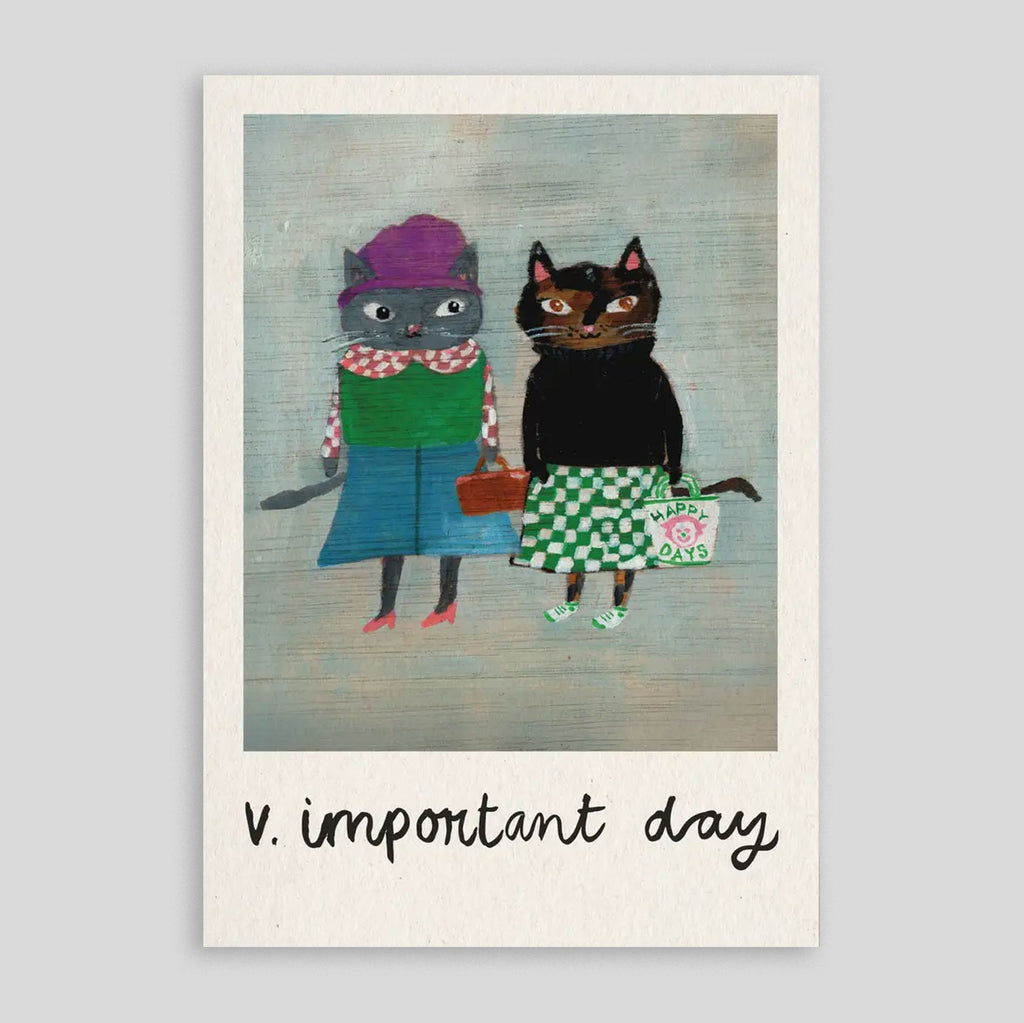 Moggshop For Studio Boketto | V Important Day Card
