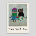Moggshop For Studio Boketto | V Important Day Card
