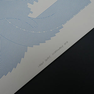 Ploterre | Wave Letterpress Print