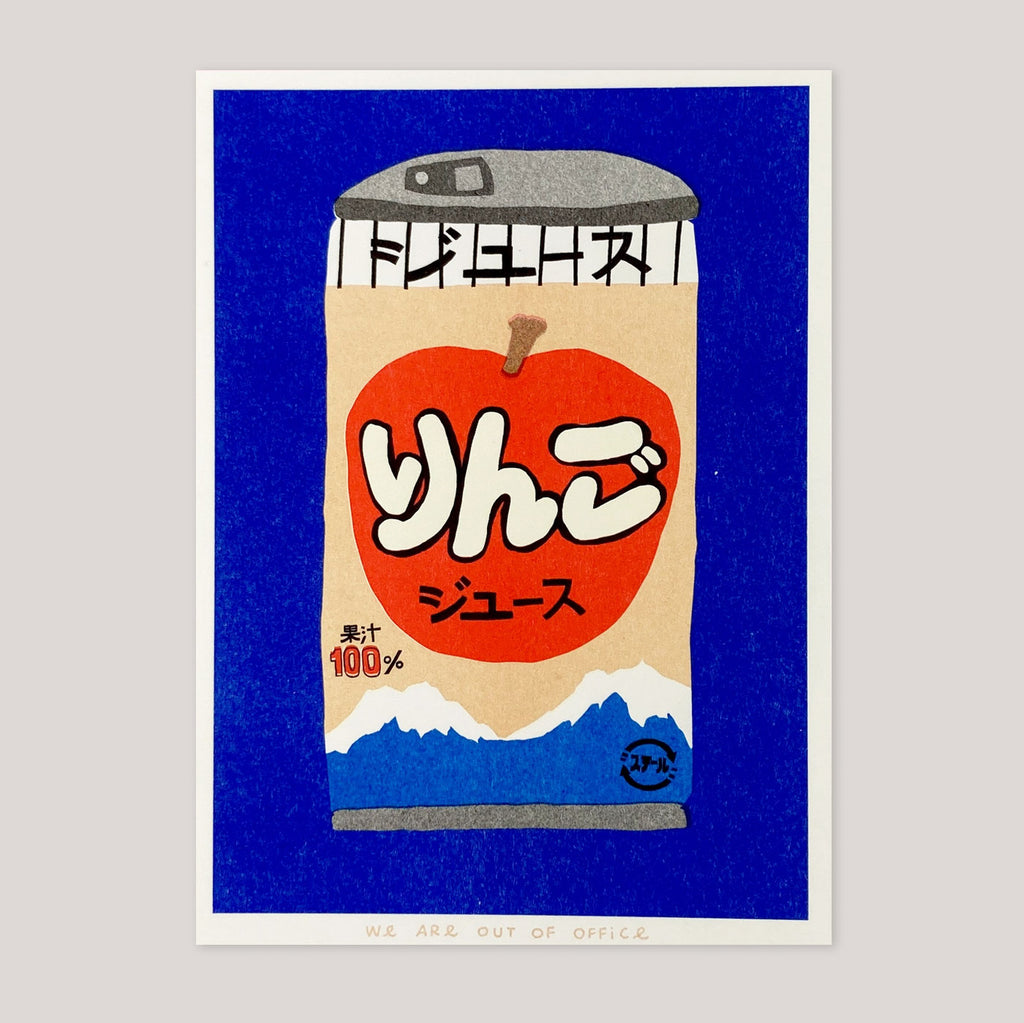 A Small Can of Japanese Apple Juice Print | We Are Out Of Office.