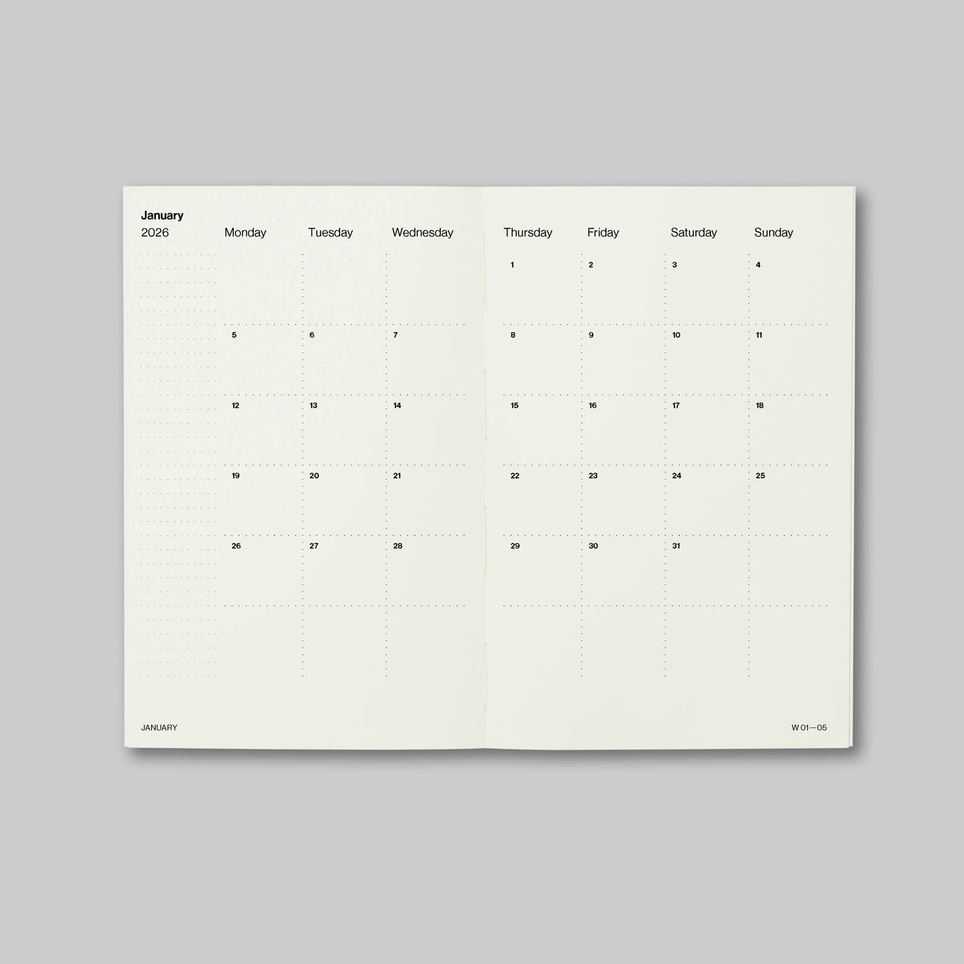 Pith | Yuzu Planner 2026 - Black