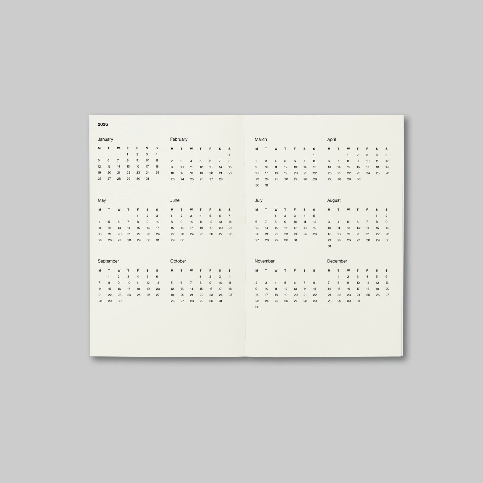 Pith | Yuzu Planner 2026 - Black