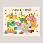 Zoey Kim |Party Time! Kids Greetings Card
