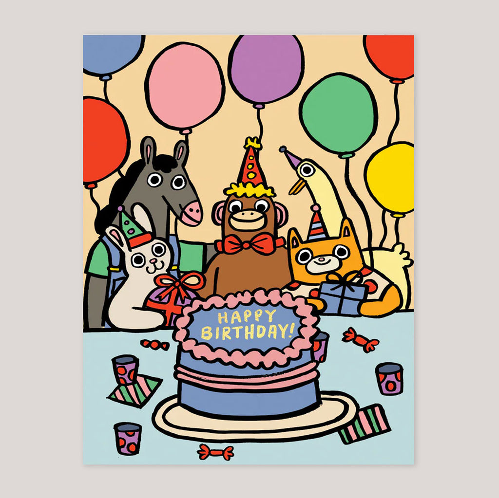 Alice Bowsher For Wrap | 'Happy Birthday Party' Card