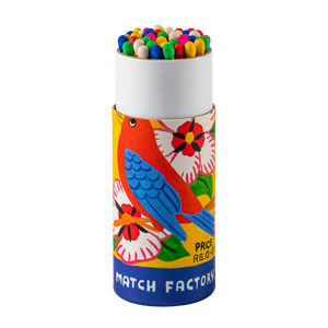 Flowerbird Small Cylinder Matches |  Ariane Butto for Archivist Gallery