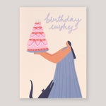 Little Black Cat | Birthday Wishes Card