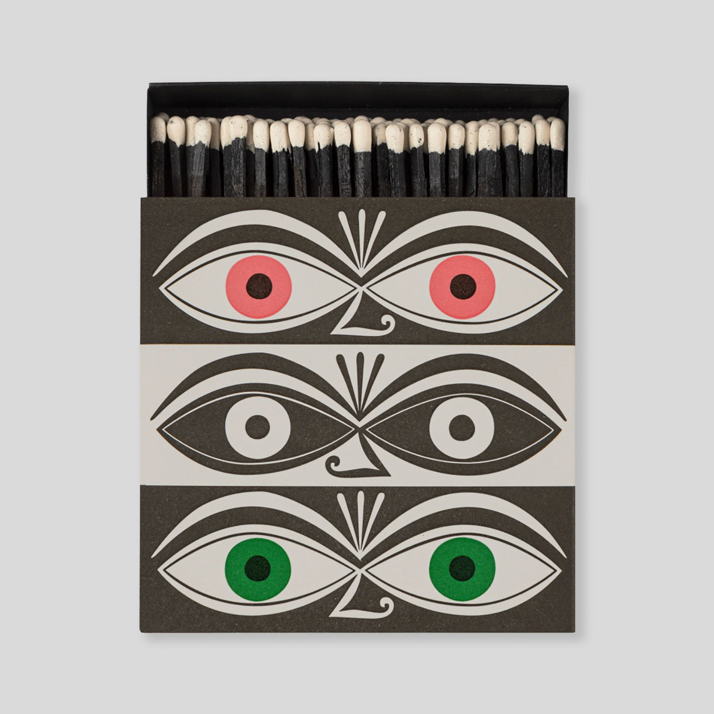 Triple Eyes Giant Matches |  Alexander Girard for Archivist Gallery