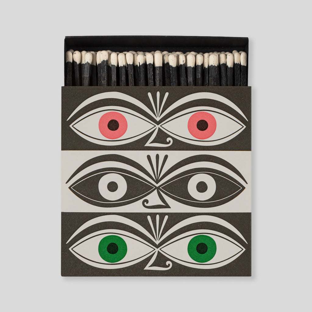 Triple Eyes Giant Matches |  Alexander Girard for Archivist Gallery