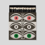 Triple Eyes Giant Matches |  Alexander Girard for Archivist Gallery