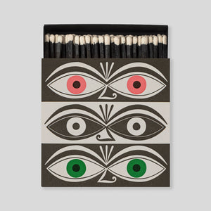 Triple Eyes Giant Matches |  Alexander Girard for Archivist Gallery