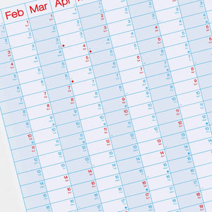 Crispin Finn Wall Planner 2026 | Classic PORTRAIT format