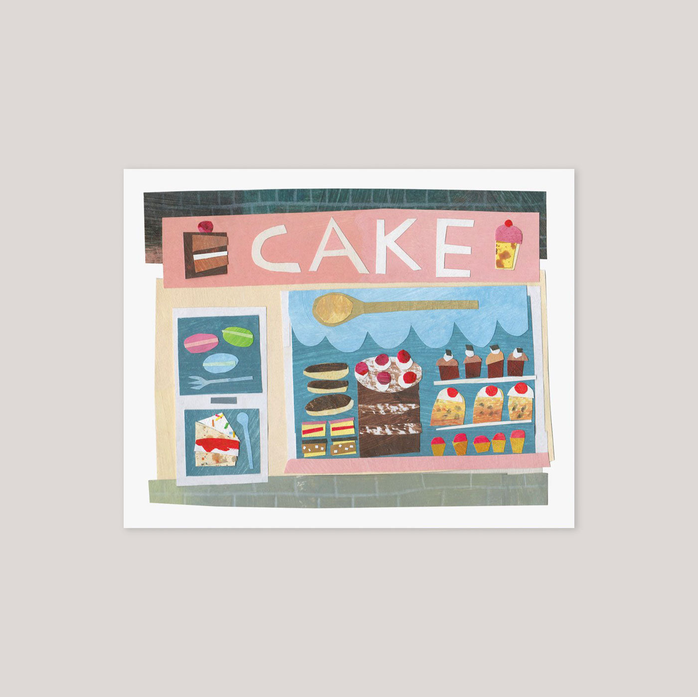 Clover Robin | 'Cake Shop' small card