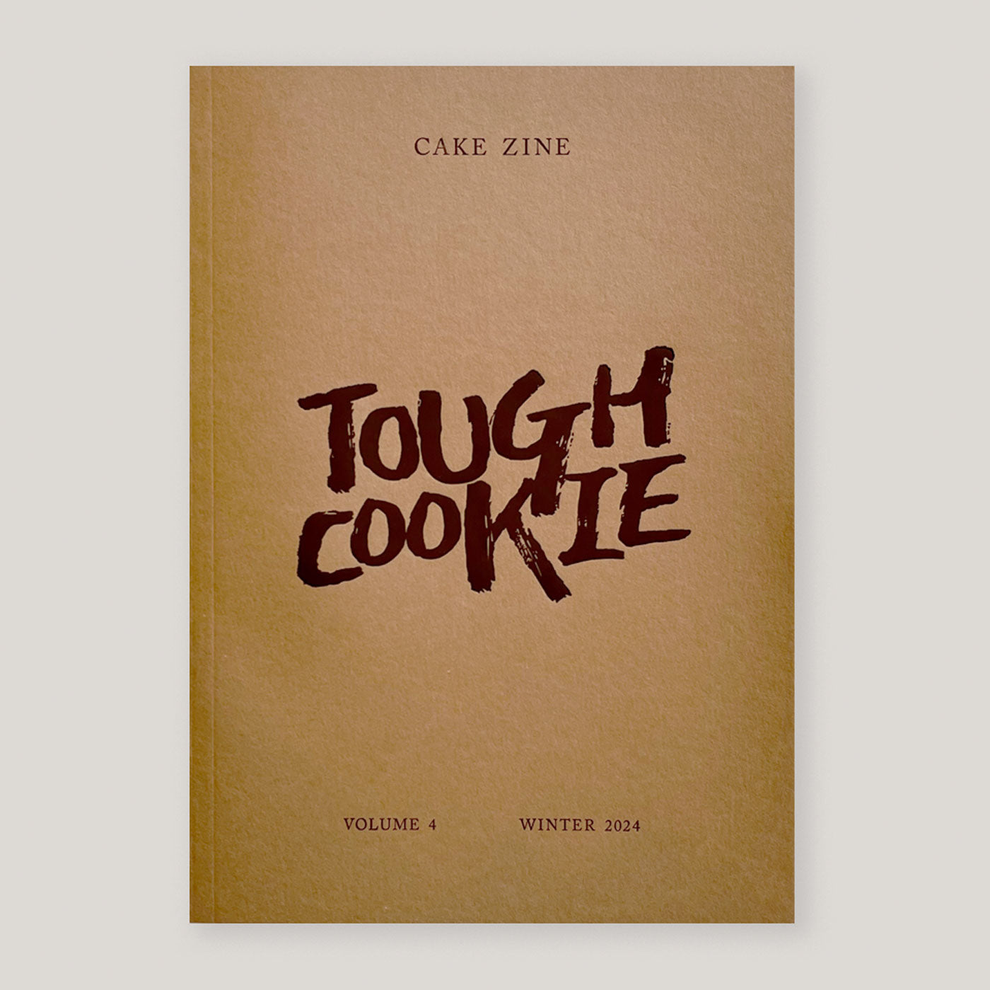 Cake Zine #4 | Tough Cookie | Colours May Vary 