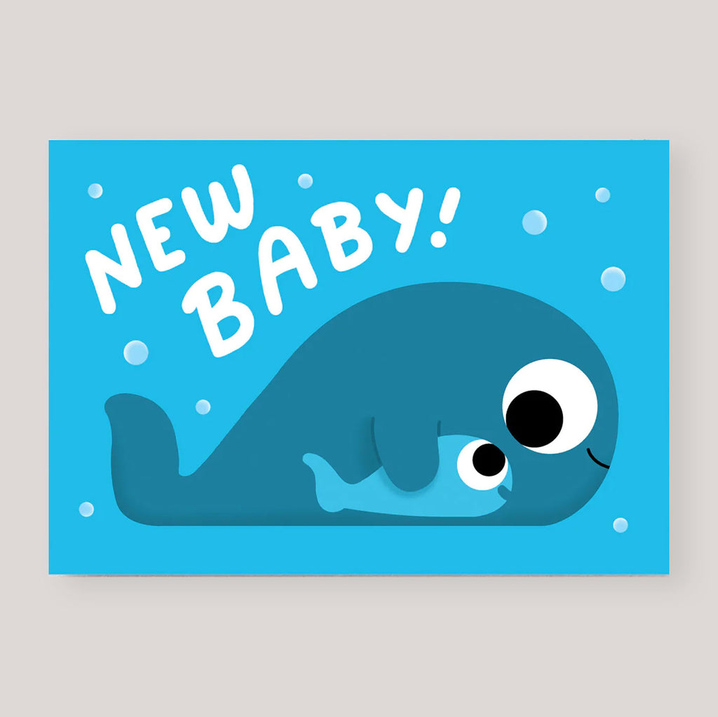 Elliot Kruszynski For Wrap | 'New Baby Whales' Card