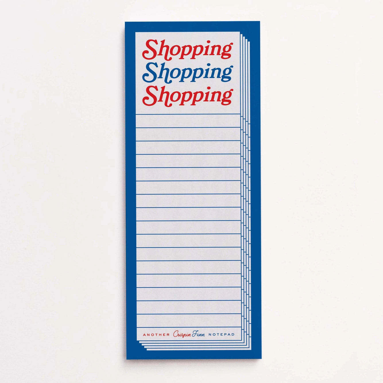 Crispin Finn | Shopping Shopping Shopping Note Pad