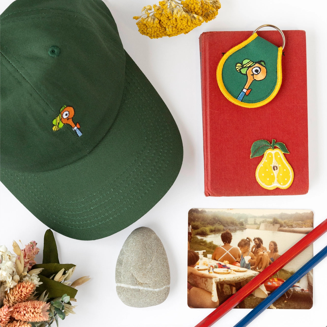 3P4 X Richard Scarry® | Lowly Worm Embroidered Hat