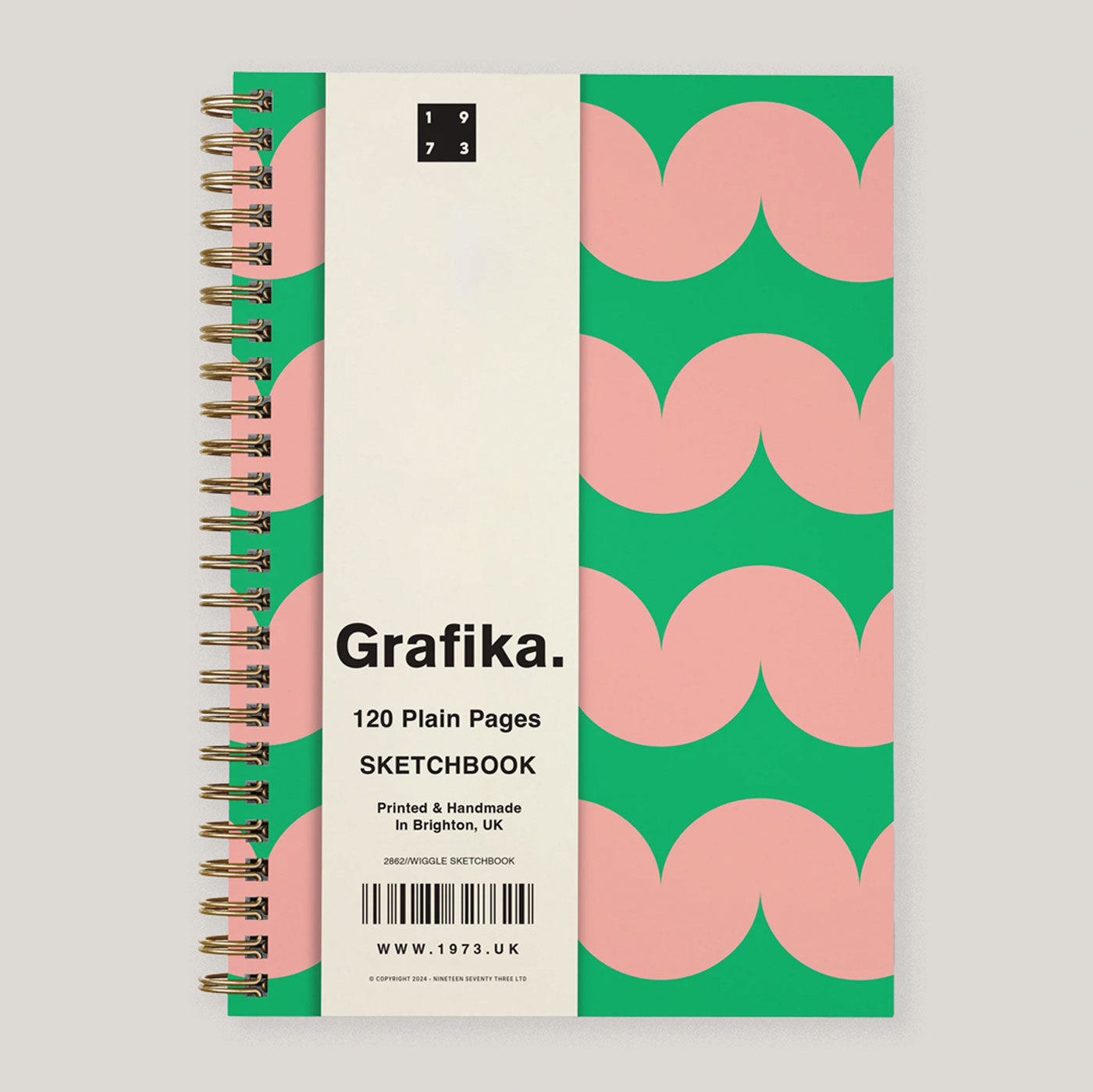 Grafika 'Wiggle' A4 Sketchbook | Plain