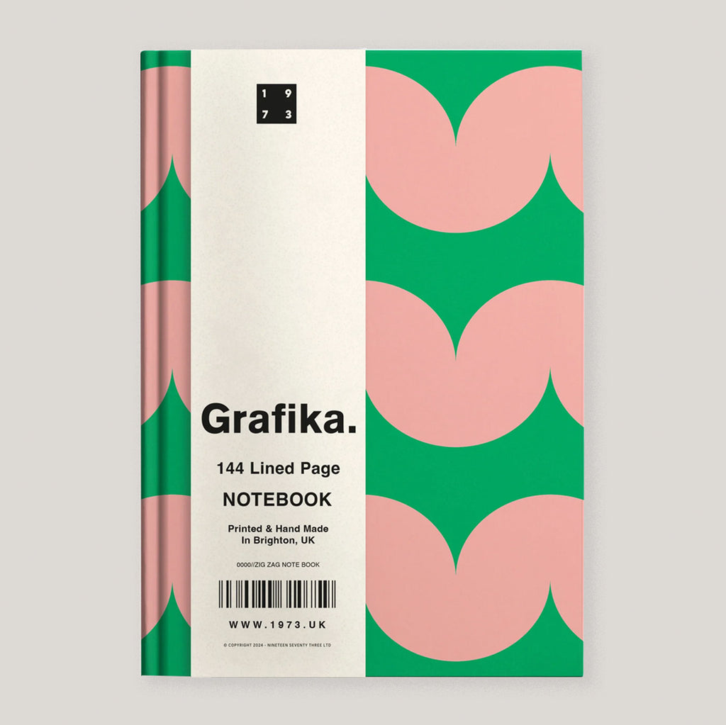 Grafika 'Wiggle' A5 Notebook | Lined | Colours May Vary 