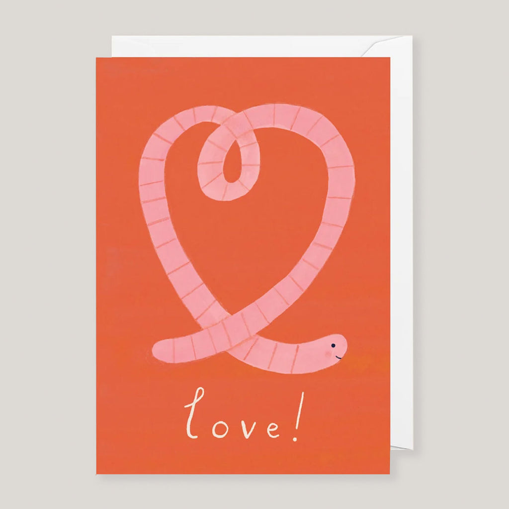 Holsen Studio | Love Worml Mini Card | Colours May Vary 