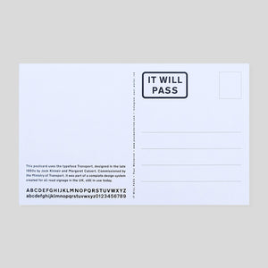 It Will Pass Postcard | Paul Wolterink